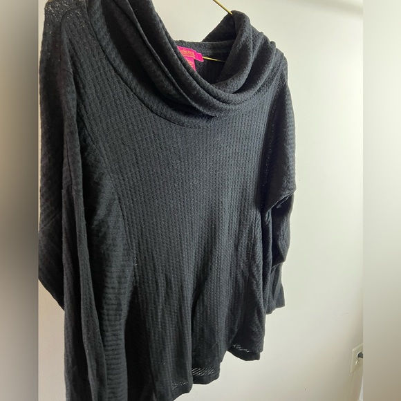 Black Cowl Neck Sweater - Picture 2 of 4